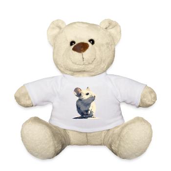 Souris Souris - Nounours - blanc - Devant
