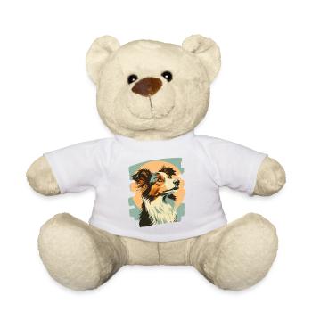 Collie - Teddy Bear - white - Front