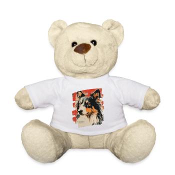 Collie - Teddy Bear - white - Front