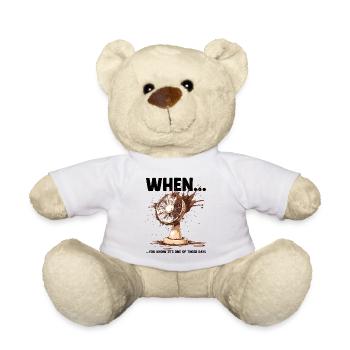 Lustig Meme Kollegen Murphy's Law Büro Katastrophe - Teddy - Weiß - Vorne