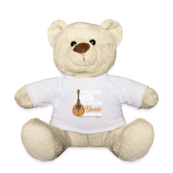 Je ne me risquerais pas à l’utiliser comme ukulélé. - Nounours - blanc - Devant