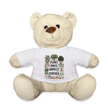 Planter une fois, récolter pour toujours - Permaculture Design - Nounours - blanc - Devant