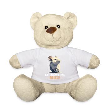 Mäuse Maus - Teddy - Weiß - Vorne