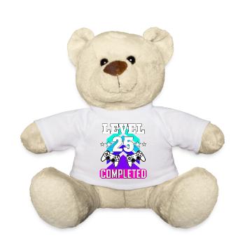 gaming geburtstag haha wie lustig - Teddy - Weiß - Vorne