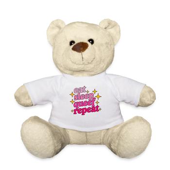 Queef Queen Queefed Humour adulte Queefing - Nounours - blanc - Devant