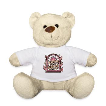 Queef Queen Queefed Humour adulte Queefing - Nounours - blanc - Devant