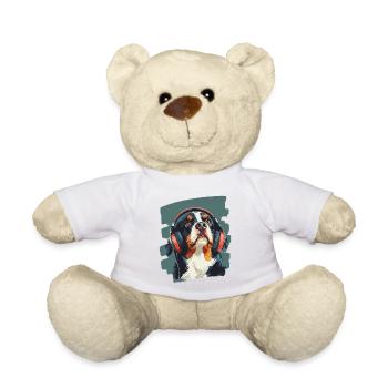 Entlebucher Mountain Dog - Teddy Bear - white - Front