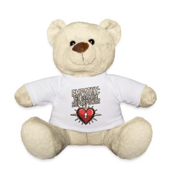 Compassion Humanité Motivation Empathie Gentillesse - Nounours - blanc - Devant