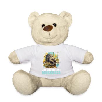 Rat musqué - Nounours - blanc - Devant