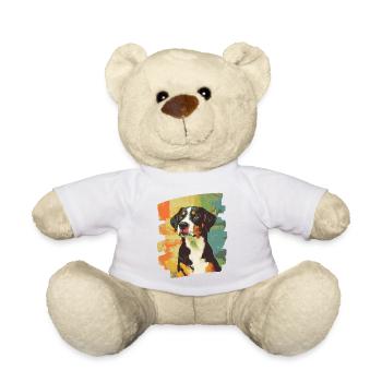 Entlebuch Mountain Dog - Teddy Bear - white - Front