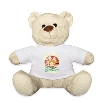 Saufen Mit Meinen Stränden Catalina Island - Teddy - Weiß - Vorne