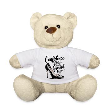 La confiance en soi commence par le bas - Nounours - blanc - Devant