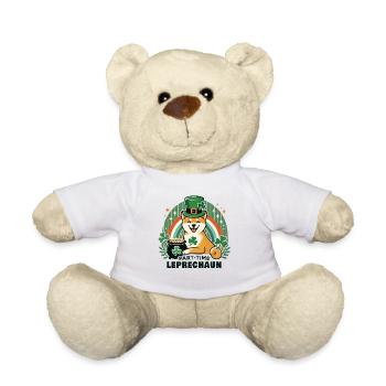 Teilzeit Kobold Hund St. Patricks Tag - Teddy - Weiß - Vorne
