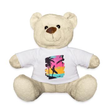 Surfeur Surf Planche de surf Surf - Nounours - blanc - Devant