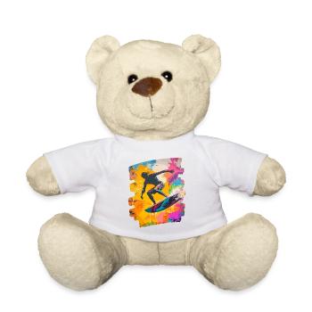 Surfeur Surf Planche de surf Surf - Nounours - blanc - Devant