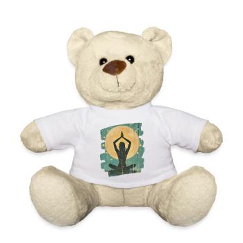Yoga Namaste Meditation - Teddy - Weiß - Vorne
