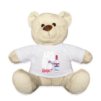 ABS Sind Nett, Aber Haben Sie Jemals Rakija - Teddy - Weiß - Vorne