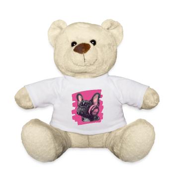 Bouledogue français Frenchie - Nounours - blanc - Devant