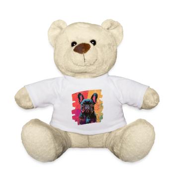 Bouledogue français Frenchie - Nounours - blanc - Devant