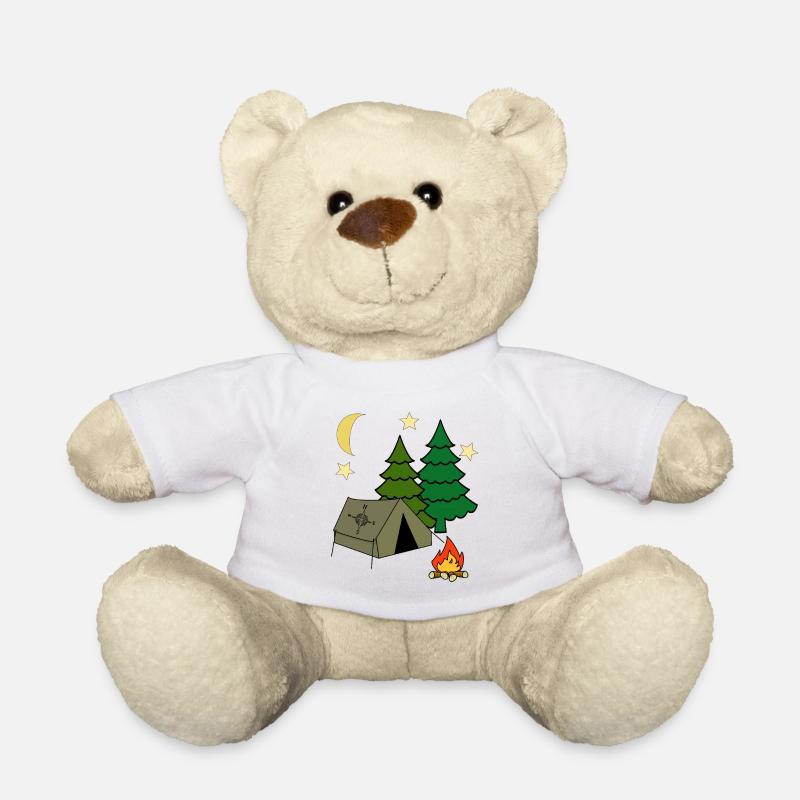 Tente Camping Camping Camping Compass Adventure - Nounours - blanc