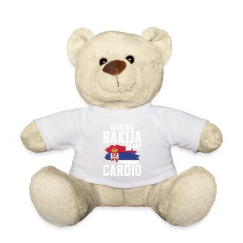 Rakija Zu Machen Ist Mein Cardio - Teddy - Weiß - Vorne