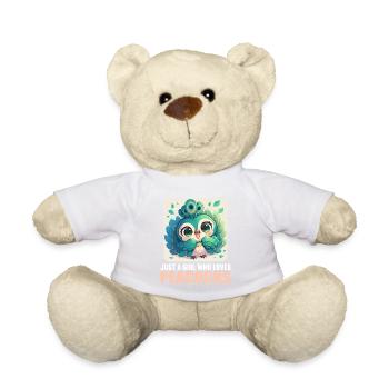 Pfaue Pfau - Teddy - Weiß - Vorne