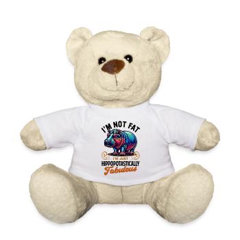 Nilpferd - Teddy - Weiß - Vorne