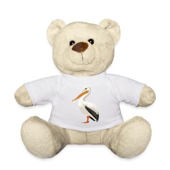 Pelicans Pelican - Teddy Bear - white - Front