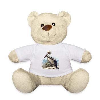 Pelicans Pelican - Teddy Bear - white - Front