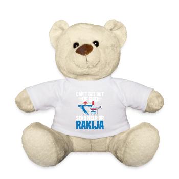 Kann Nicht Aus Dem Bett Kommen, Um Hilfe Zu - Teddy - Weiß - Vorne