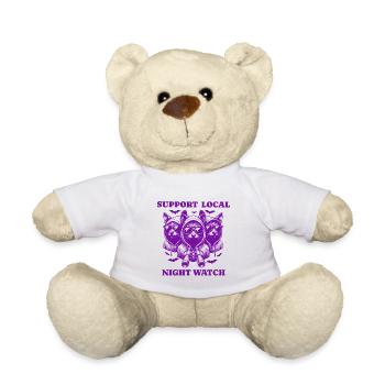 bat Liebe Support Local night watch - Teddy - Weiß - Vorne