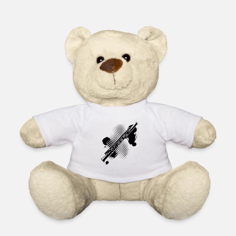 Flûte Splash - Nounours - blanc