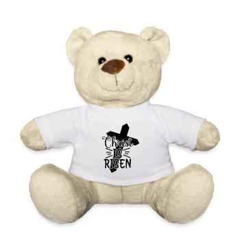 Christ is risen - Teddy Bear - white - Front