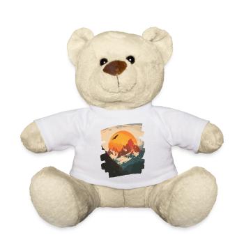 Mountains - Teddy Bear - white - Front