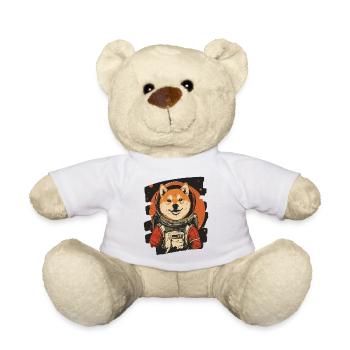 Shiba Astronaut 2 - Teddy - Weiß - Vorne