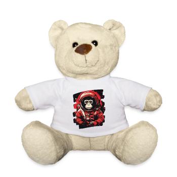 Affe Astronaut - Teddy - Weiß - Vorne