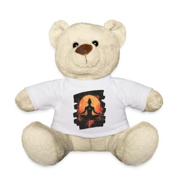 Yoga Namaste Meditation - Teddy - Weiß - Vorne