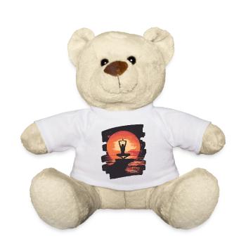 Yoga Namaste Meditation - Teddy - Weiß - Vorne