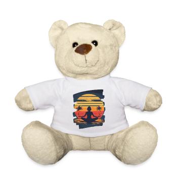 Yoga Namaste Meditation - Teddy - Weiß - Vorne
