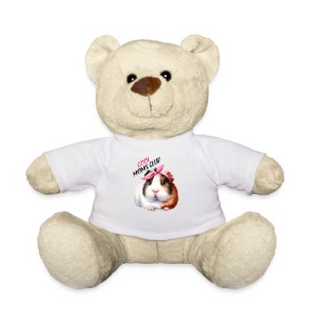 Cochon d’Inde Cool Moms Club Maman Cadeau - Nounours - blanc - Devant