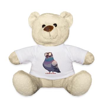 Tauben Taube - Teddy - Weiß - Vorne