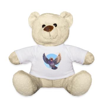 Tauben Taube - Teddy - Weiß - Vorne