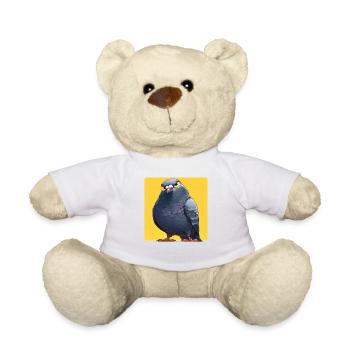 Tauben Taube - Teddy - Weiß - Vorne