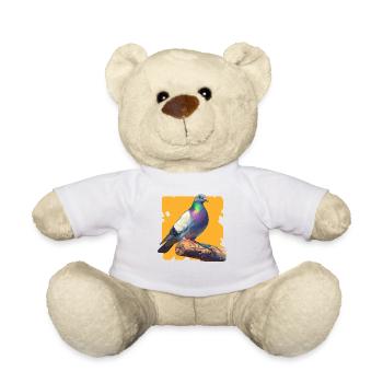 Tauben Taube - Teddy - Weiß - Vorne