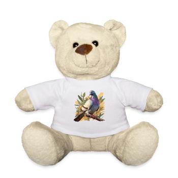 Tauben Taube - Teddy - Weiß - Vorne