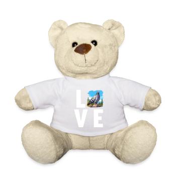 Tauben Taube - Teddy - Weiß - Vorne