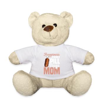 Glück Ist Eine Pille, Mutter, Mutter - Teddy - Weiß - Vorne