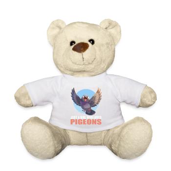 Pigeons Pigeon - Nounours - blanc - Devant