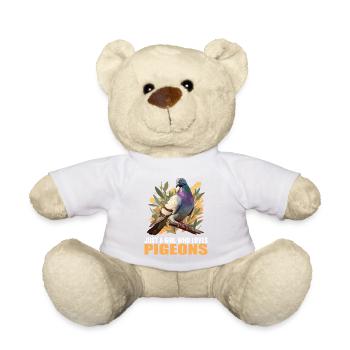 Pigeons Pigeon - Nounours - blanc - Devant