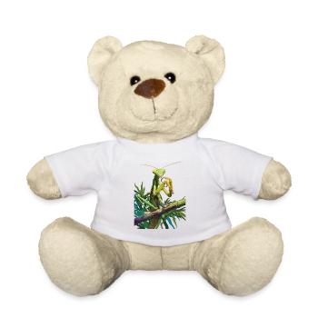 Praying mantises Praying mantis - Teddy Bear - white - Front